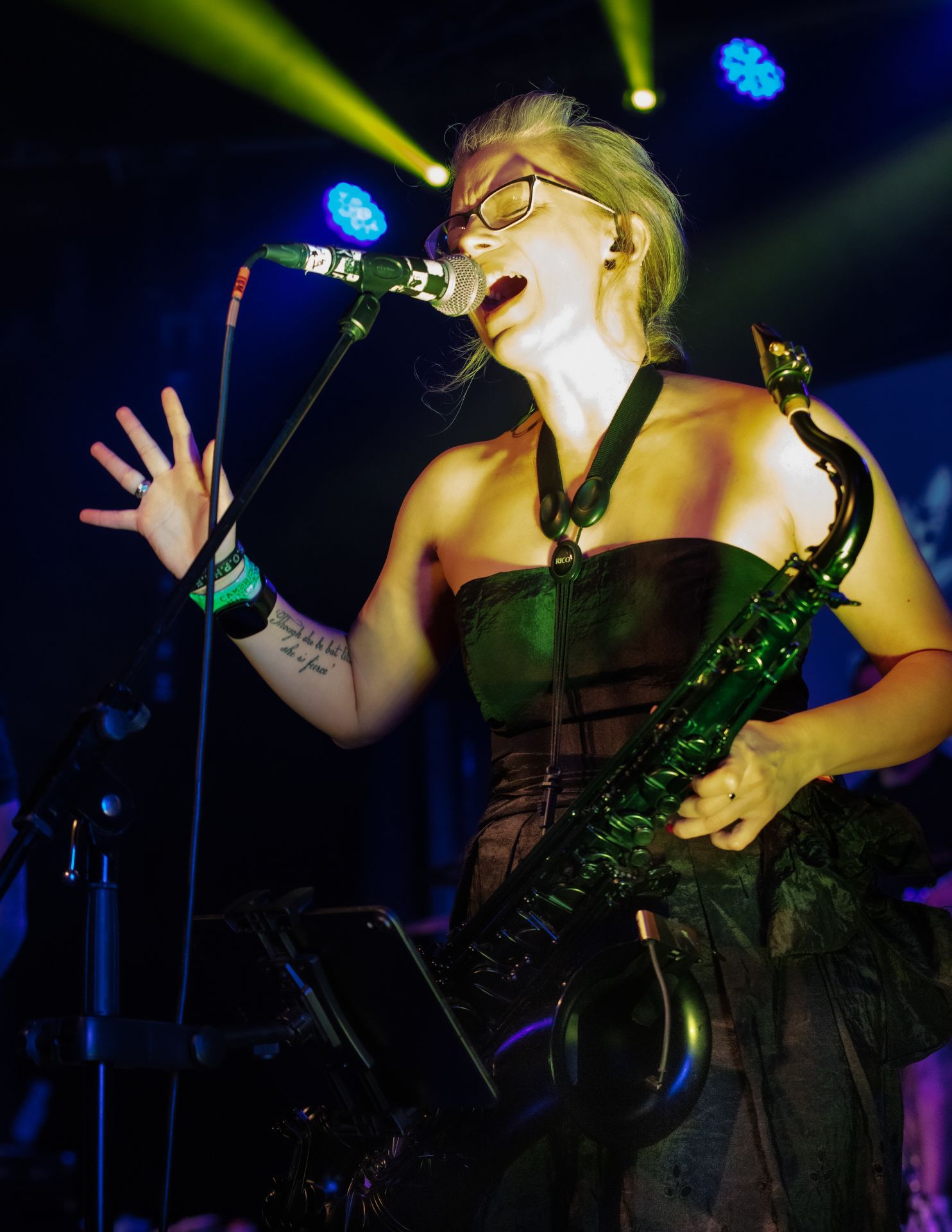 Liz Mitchell performing live