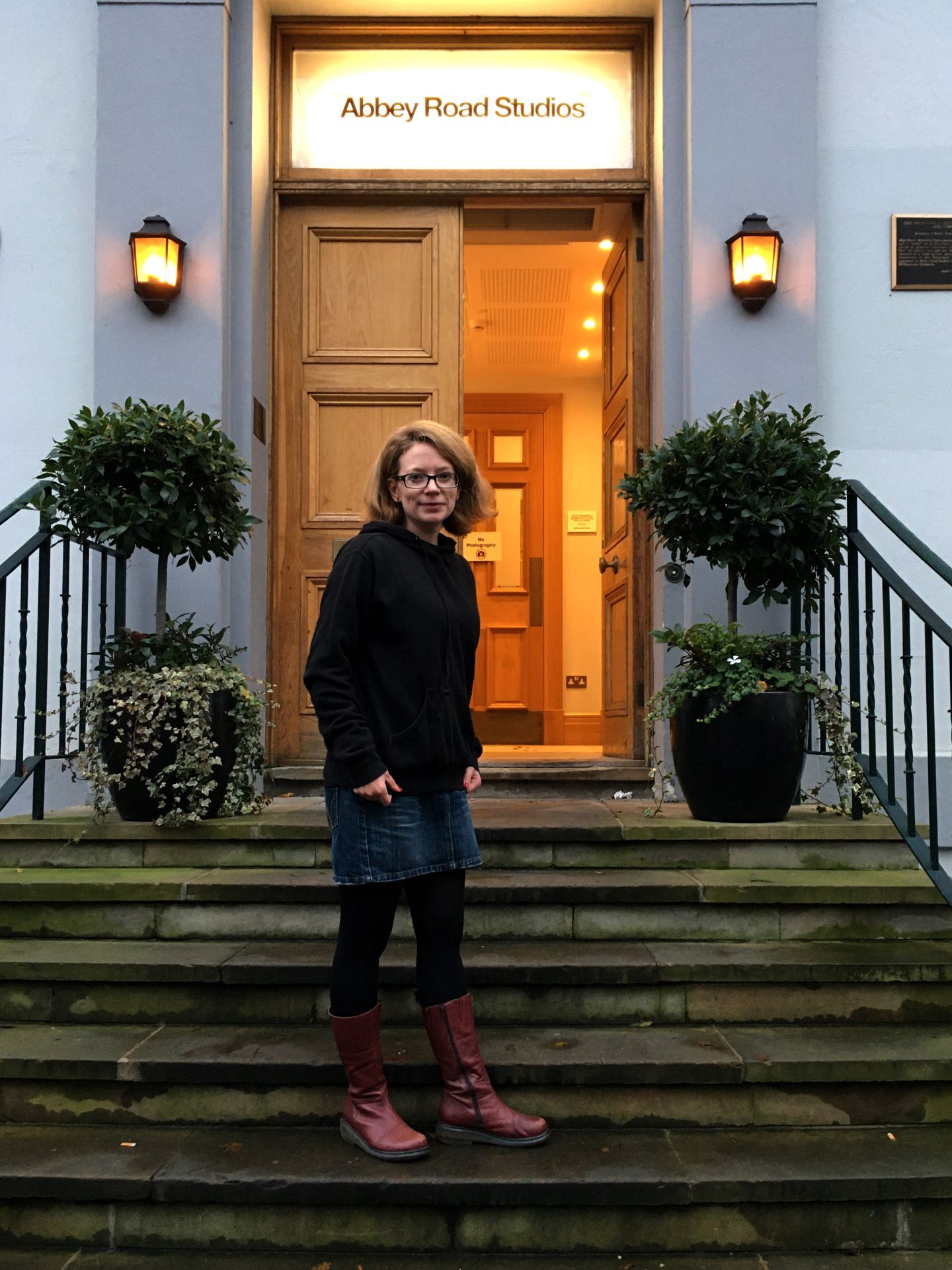 Liz Mitchell at Abbey Road Studios